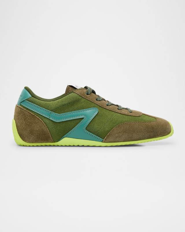 Ultra Slim Retro Suede Runner Sneakers
